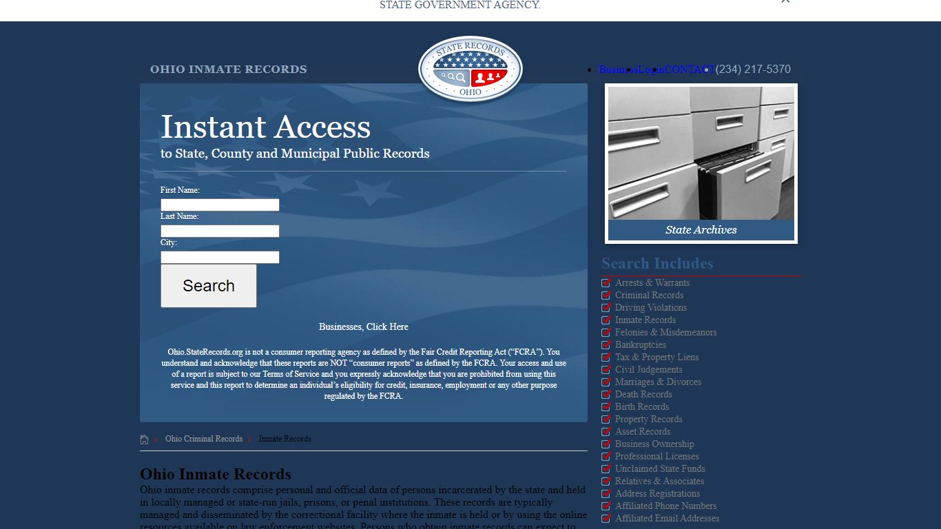 Ohio Inmate Records | StateRecords.org